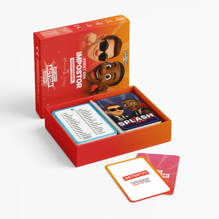 Splash Impostor Kartenspiel Setup