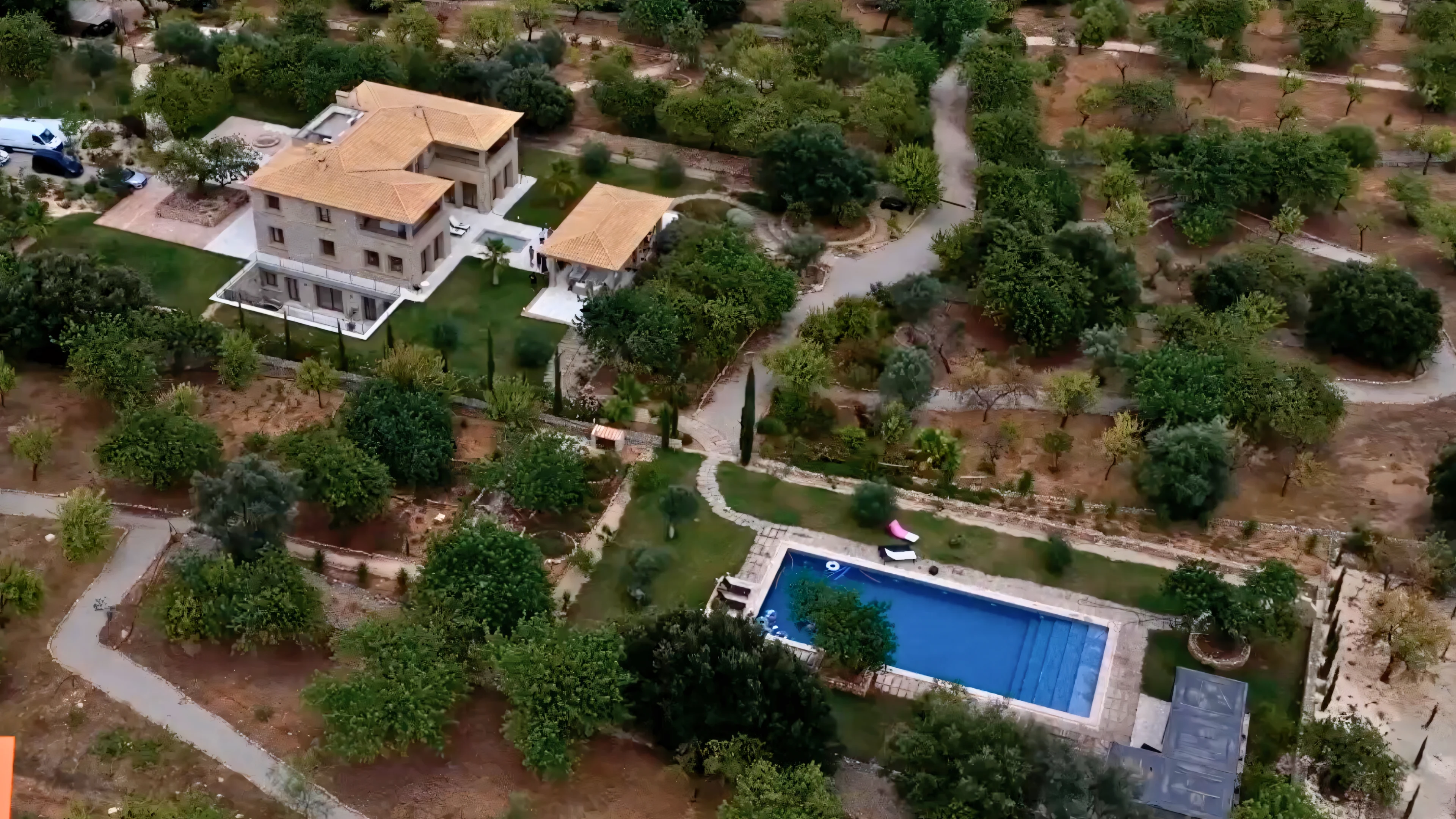 Aerial view of the SPLASH House location